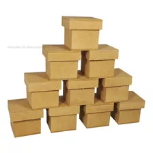 Caixa Quadrada 5x5x5 Kit 10 Mdf Atacado Envio Imediato