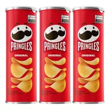 Kit 3 Batata Pringles Sabor Original 104g