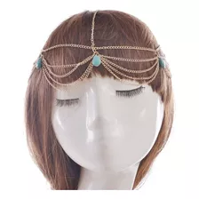 Acessório Cabelo Multicamada Estilo Indiano