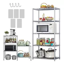 Estante Organizador Metálico De 5 Niveles De Cocina Baño