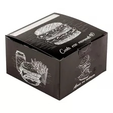Caixa Box Embalagem Para Hambúrguer Artesanal Kraft 300un