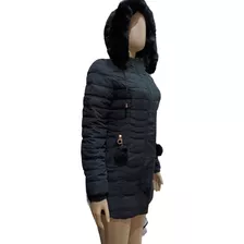 Campera Larga Abrigada Talles: S Al Xxl