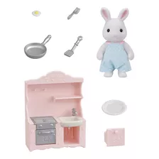 Sylvanian Families -conjunto Cozinha Papai Coelho Neve