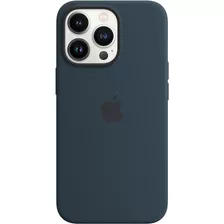Apple Carcasa Con Carga Inalámbrica Clear Case Magsafe Azul Tempestad Con Diseño Silicona