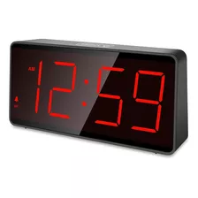 Reloj Digital Peakeep, Reloj Despertador Que Funciona Con Ba