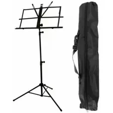 Pedestal De Partitura Dobravel/portatil Wave Ms-13 Bk C/bag