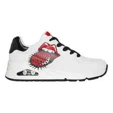 Zapatilla Skechers Uno Rolling Stones Single Mujer