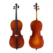 Violonchelo 4/4 Tamaño Grande Con Estuche Grande, Arco Y