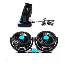 Ventilador Automotivo Duplo 12v Ajustável Envio Em 12 Horas