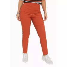 Pantalón Calza Mujer Bengalina Elastizado Chupin Tallegrande