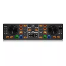 Controlador Dj Behringer Cmd Micro Negro De 2 Canales