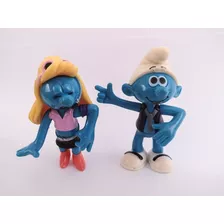 Boneco Smurfs E Smurfette 