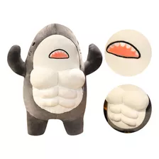 Lindo Muñeco De Peluche Muscle Shark