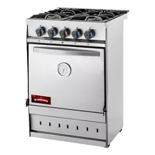 Cocina Sol Real Gauchito 550 A Gas 4 Hornallas Puerta Ciega