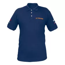 Playera Polo Azul, Para Caballero, Talla M, Truper 60464