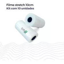 Rolos Filme Stretch 10cm 100mm Oferta Especial - 10 Unidades