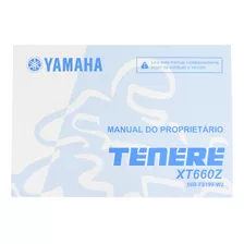 Manual Do Proprietário Ténéré 660 12-14 Original Yamaha