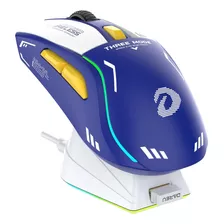 Mouse Gaming Dareu A950, 12000 Dpi , Inalámbrico, Color Azul