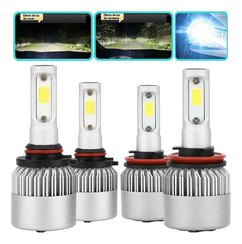 Kit Faros Focos Led Luz Alta Y Luz Baja Para Todos Chevrolet Suburban