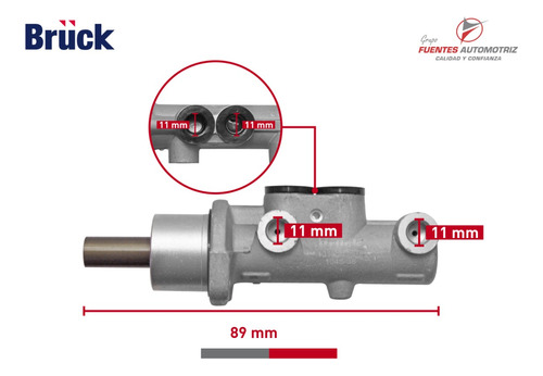 Bomba De Frenos Para Vw Jetta Vr6 2.8 1999 2000 2001 23.8mm Foto 2