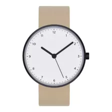 Reloj Pulsera A2 Negro & Beige Luumu / Diseño Argentino