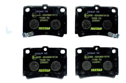 Balatas Traseras Textar Mitsubishi Galloper 2001 2002 2003 Foto 3