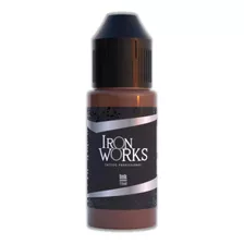 Unid 15 Ml Iron Works Tintas Principais Cores Tatuagem Tatto Cor Chocolate