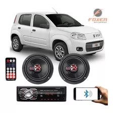 2 Alto Falantes Foxer E Rádio Bluetooth Uno G5 2010 Atual