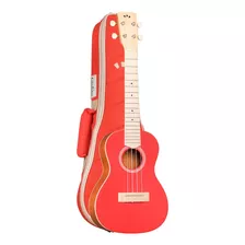 Ukulele Concierto Cordoba 15cm Matiz Chili Red Con Estuche