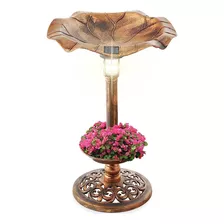 ~? Best Choice Products Outdoor Solar Lighted Pedestal Bird 