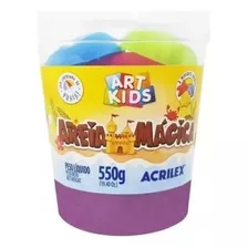 Areia Mágica Cinética Art Kids Roxo 550g - Acrilex
