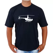 Camiseta Helicóptero Aeronave Frota Avião Paixão