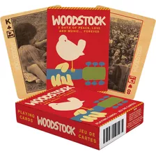 Juego De Cartas Aquarius Woodstock - Baraja Temática De Wood