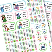 Etiquetas Escolares Personalizadas Para Imprimir Lilo Stitch