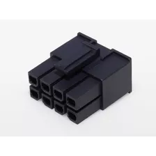 Conector Eléctrico Hembra Mega-fit 8 Vias Color Negro Jst