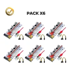 Riser 010x Plus Pack X6 Pcie 1x A 16x Usb 3.0