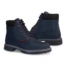 Bota Hombre Casual Industrial Botin Pro Work 77611 Garm Azul