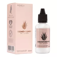 Removedor De Henna Menela 30ml Com Extrato De Aloe Vera