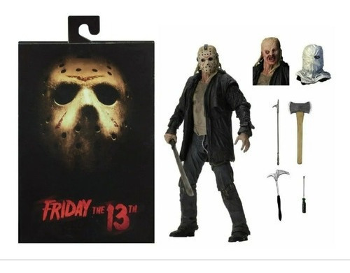 Neca Jason Ultimate Remake Friday The 13th (2009) Original!!