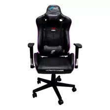 Silla Gamer Ergonomica Giratoria Reclinable 180° Bordes Rgb