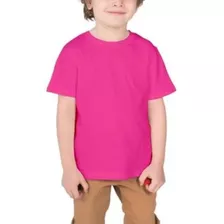 Camiseta Infantil Básica Lisa Tradicional 100% Algodão Cores