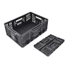 Caja Plastica Plegable Apilable 48x35x18,3 Cm Tactix 