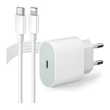 Carregador + Cabo Usb Para iPhone iPad Apple Watch 20w