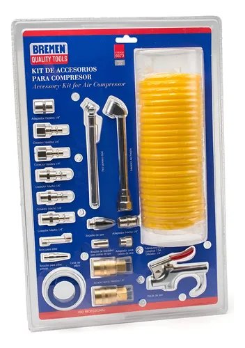 Kit Accesorios Compresor Bremen 20pz Manguera 6673 Dgm