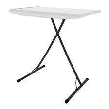 Mesa Personal 68cm Plegable Altura Ajustable Blanca Newstorm Color Blanco