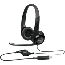 Headset Com Fio Logitech H390 Usb 2.0