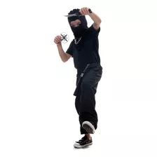 Kit Acessórios Ninja Com Nunchaku E Capuz 