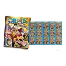 Álbum A Saga Do One Piece 100 Figurinhas E 1 Álbum. 