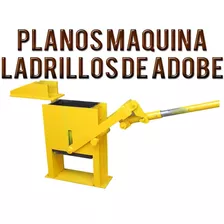 Kit Construye Maquina Bloques Ecológicos Planos Adobe Prensa