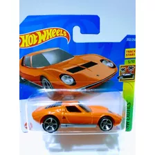 Carrito Hot Wheels Lamborghini Miura Sv 1991 Escala 1:64